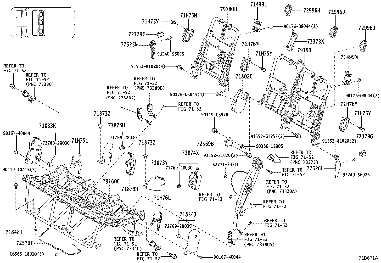 Rear Seat & Seat Track