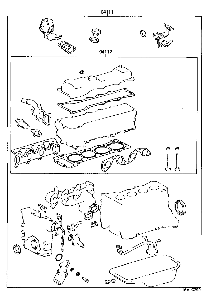 Engine Overhaul Gasket Kit