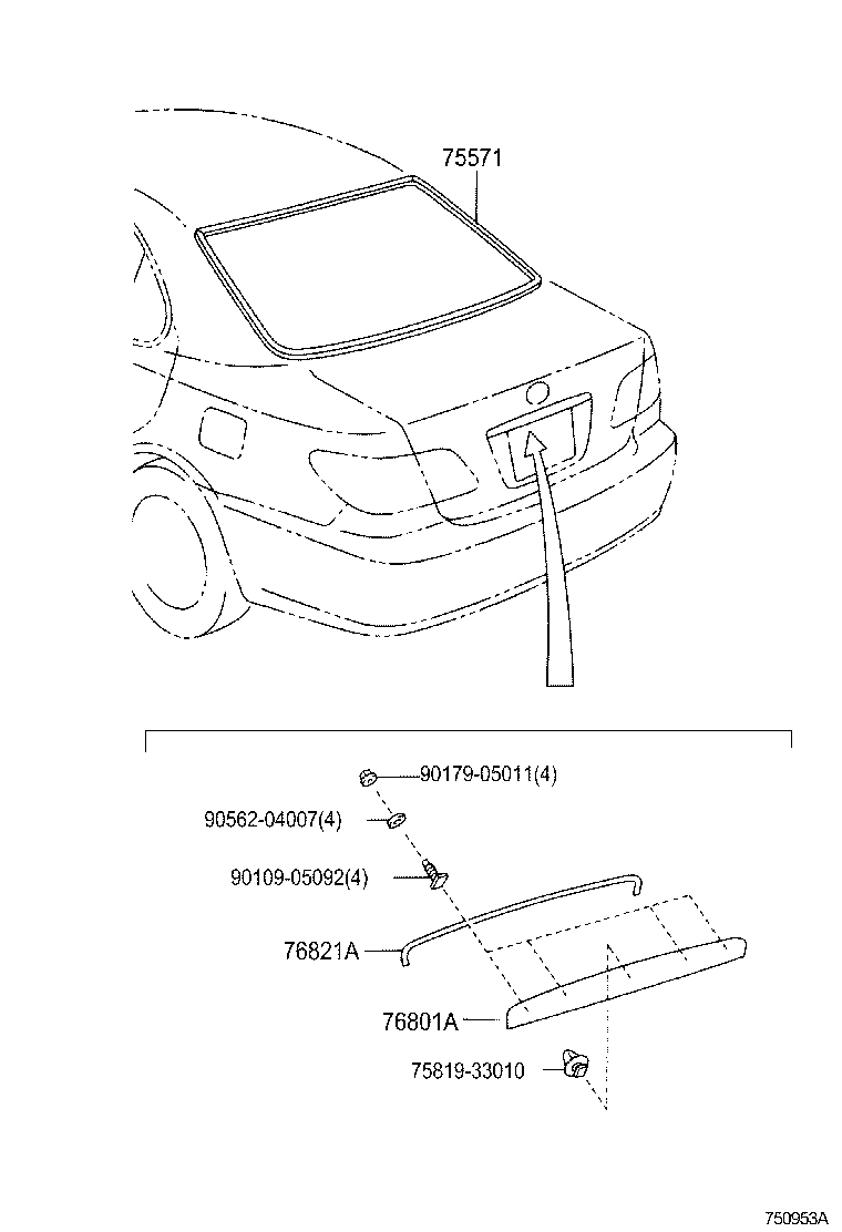 Rear Moulding