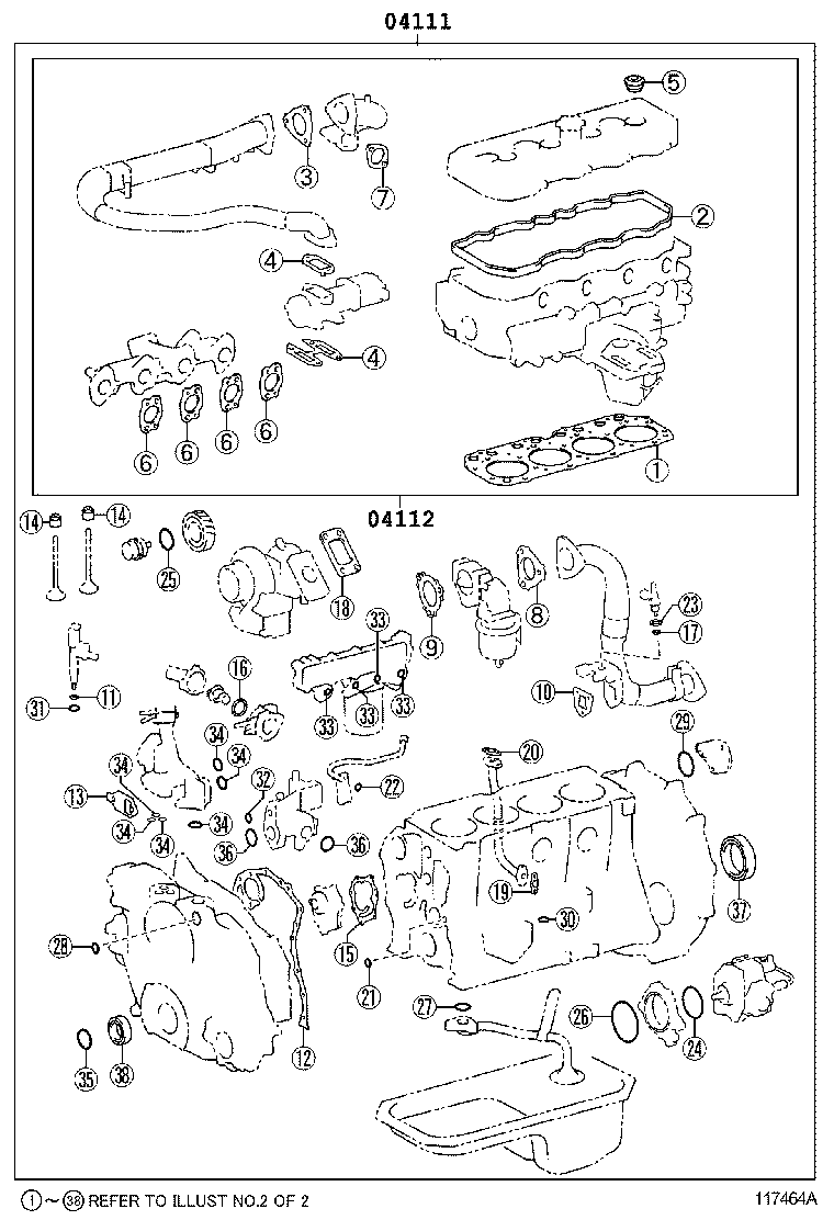Engine Overhaul Gasket Kit