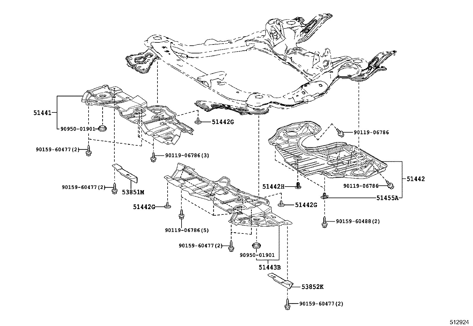 Suspension Crossmember & Under Cover
