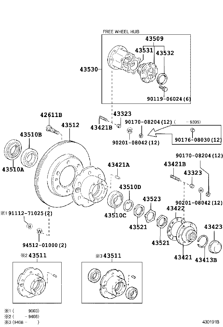 Front Axle Hub