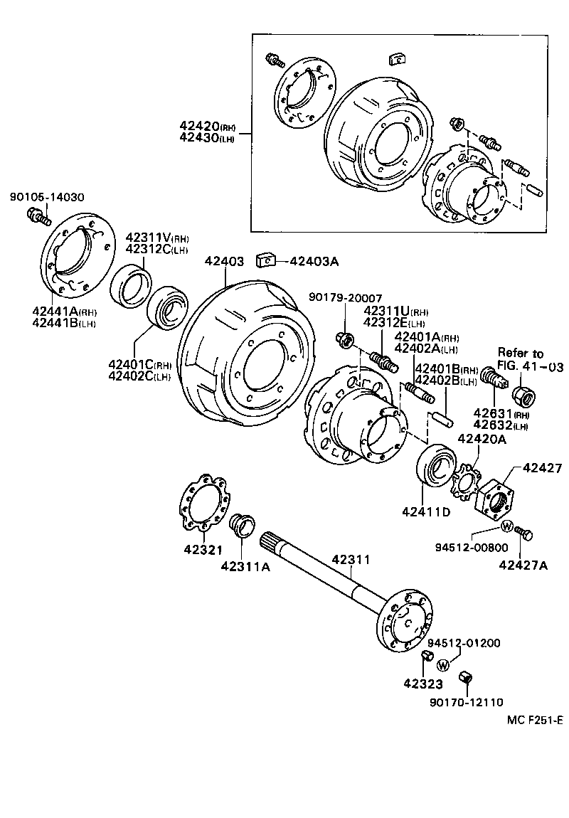 Rear Axle Shaft Hub