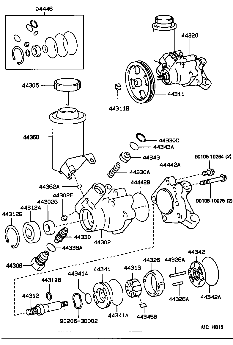 Vane Pump & Reservoir