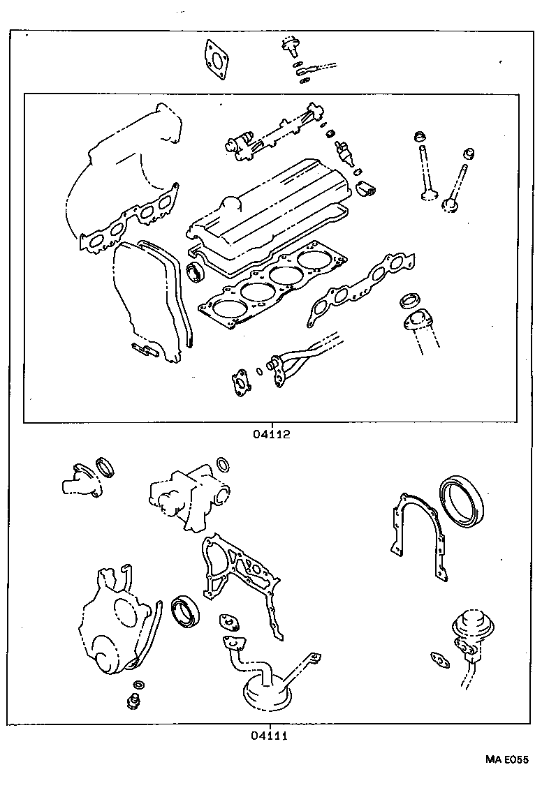 Engine Overhaul Gasket Kit