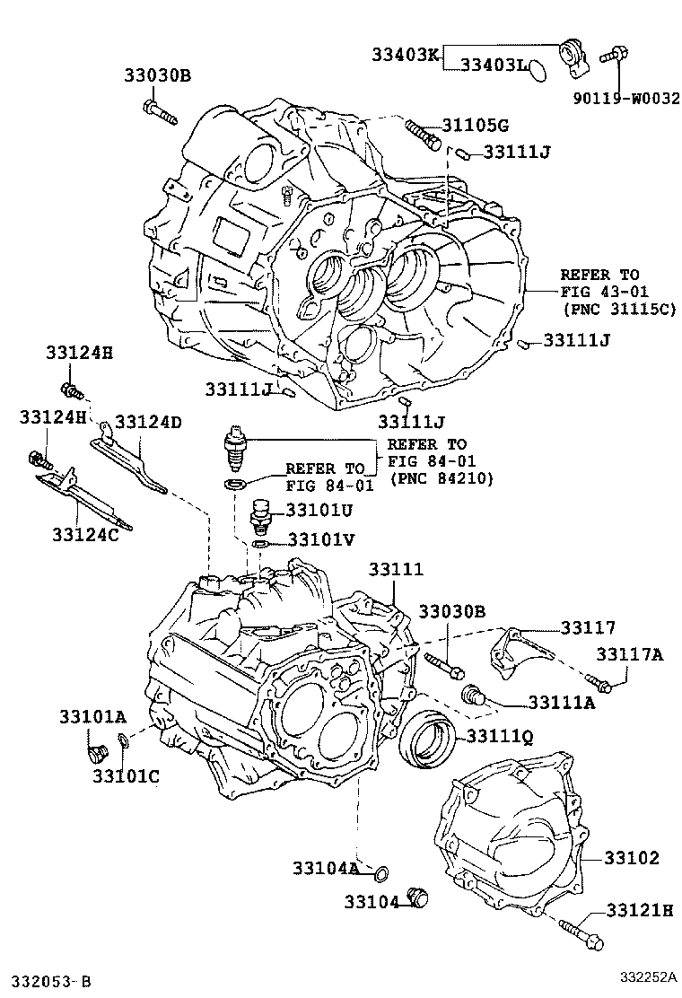 Clutch Housing + Transmission Case