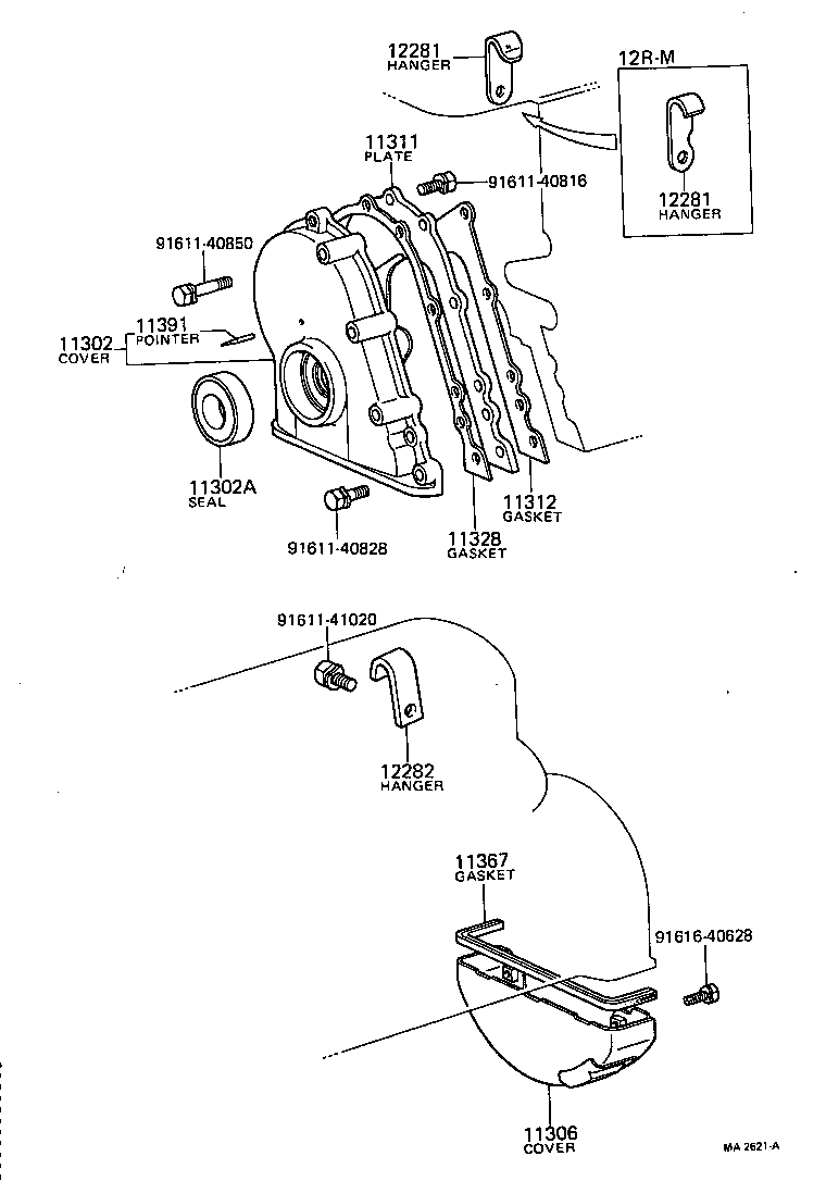 Timing Gear Cover & Rear End Plate