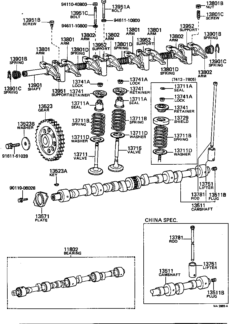 Camshaft & Valve