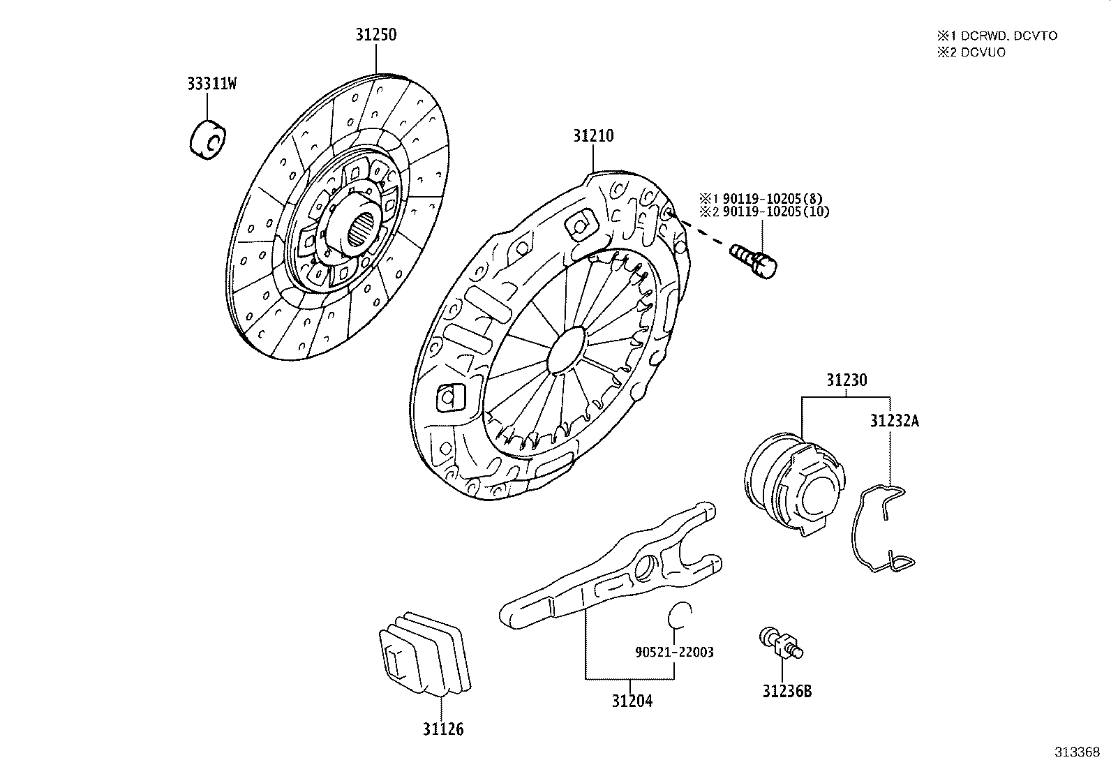 Clutch & Release Fork