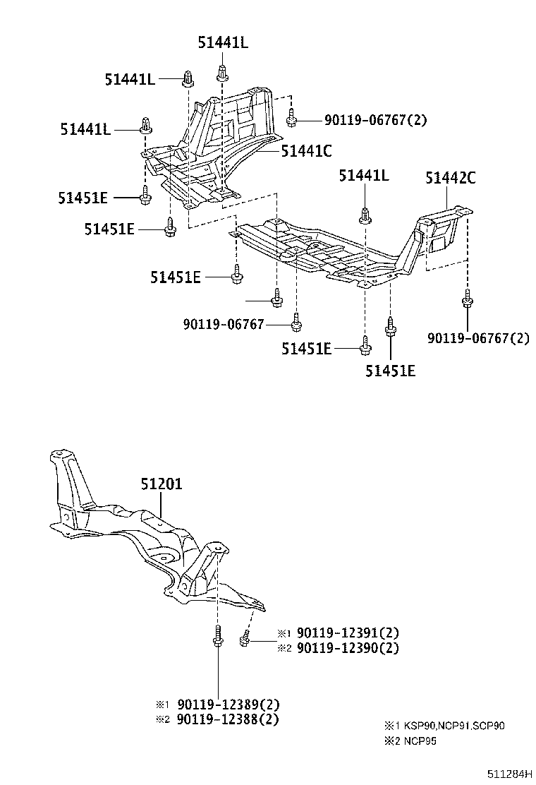 Suspension Crossmember & Under Cover