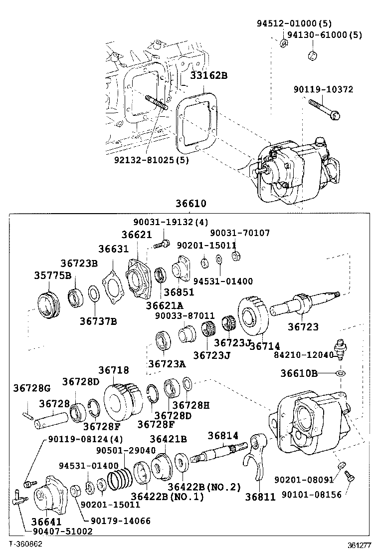 Power Takeoff Case Gear