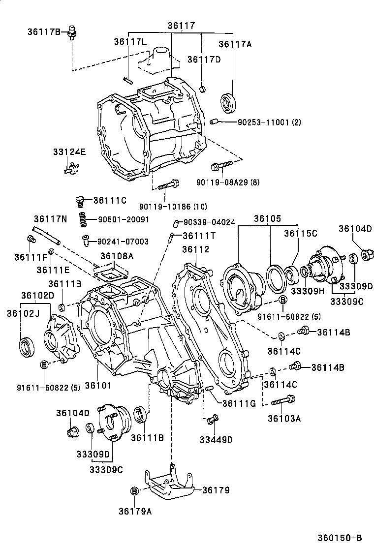 Transfer Case & Extension Housing