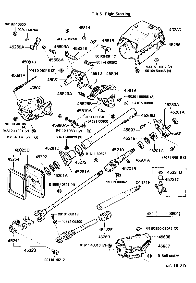 Steering Column & Shaft