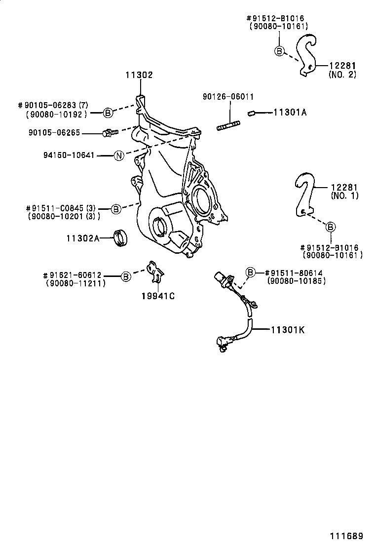 Timing Gear Cover & Rear End Plate