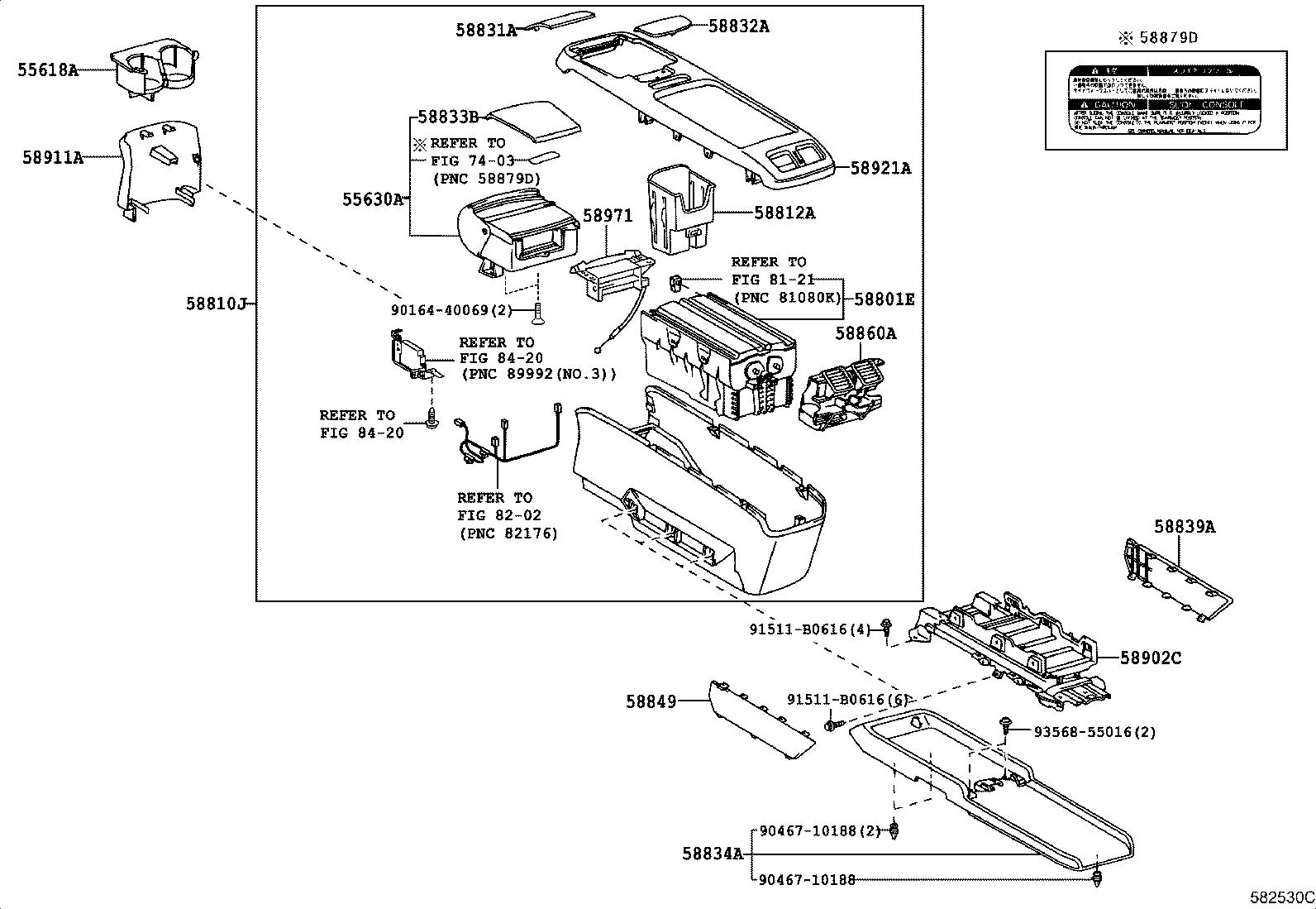 Console Box & Bracket