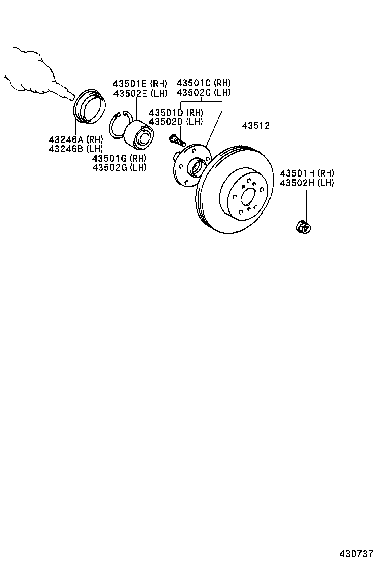 Front Axle Hub