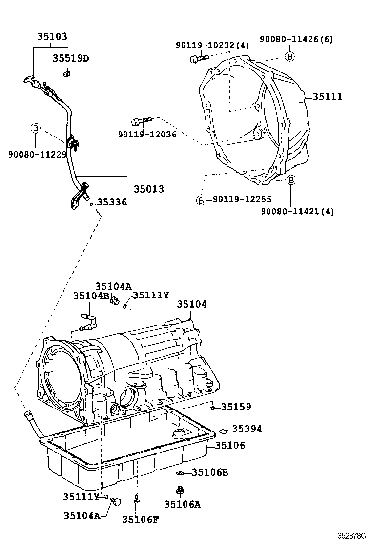 Transmission Case & Oil Pan