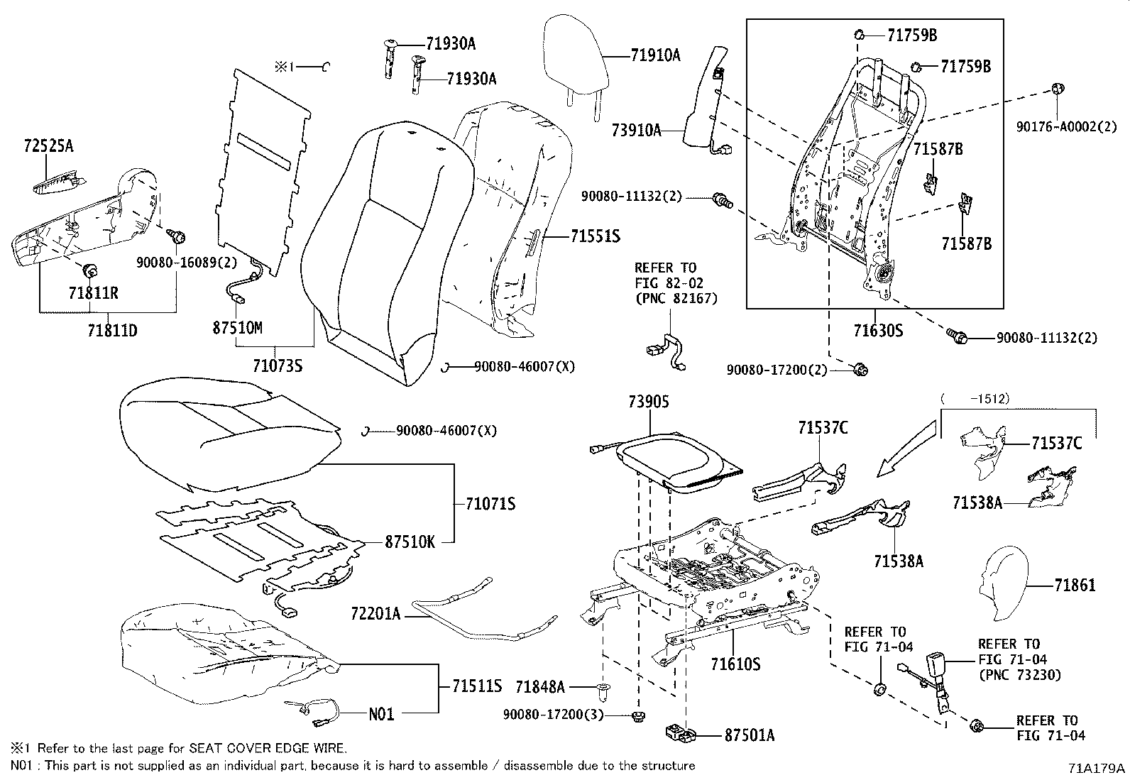 Front Seat & Seat Track