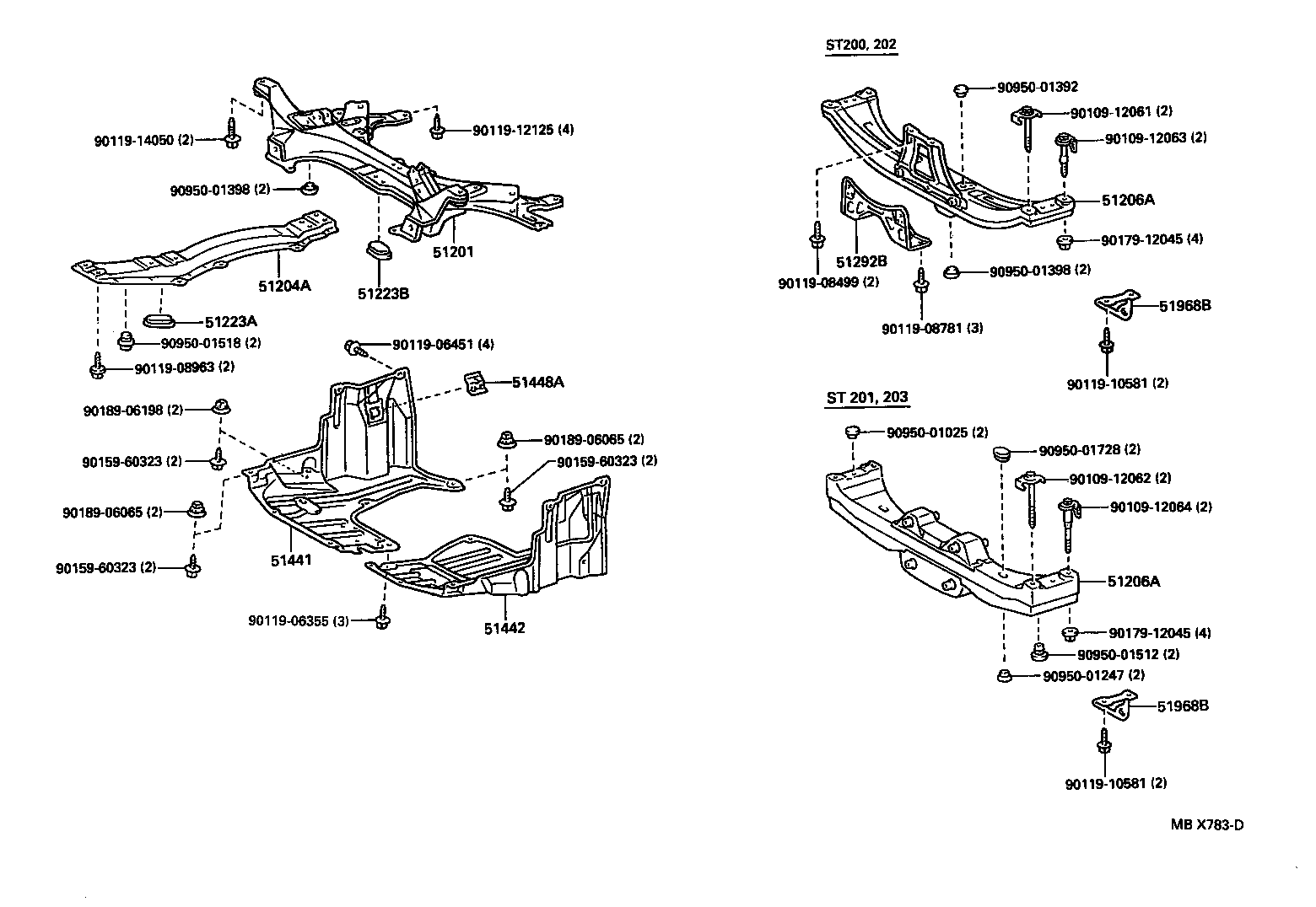 Suspension Crossmember & Under Cover