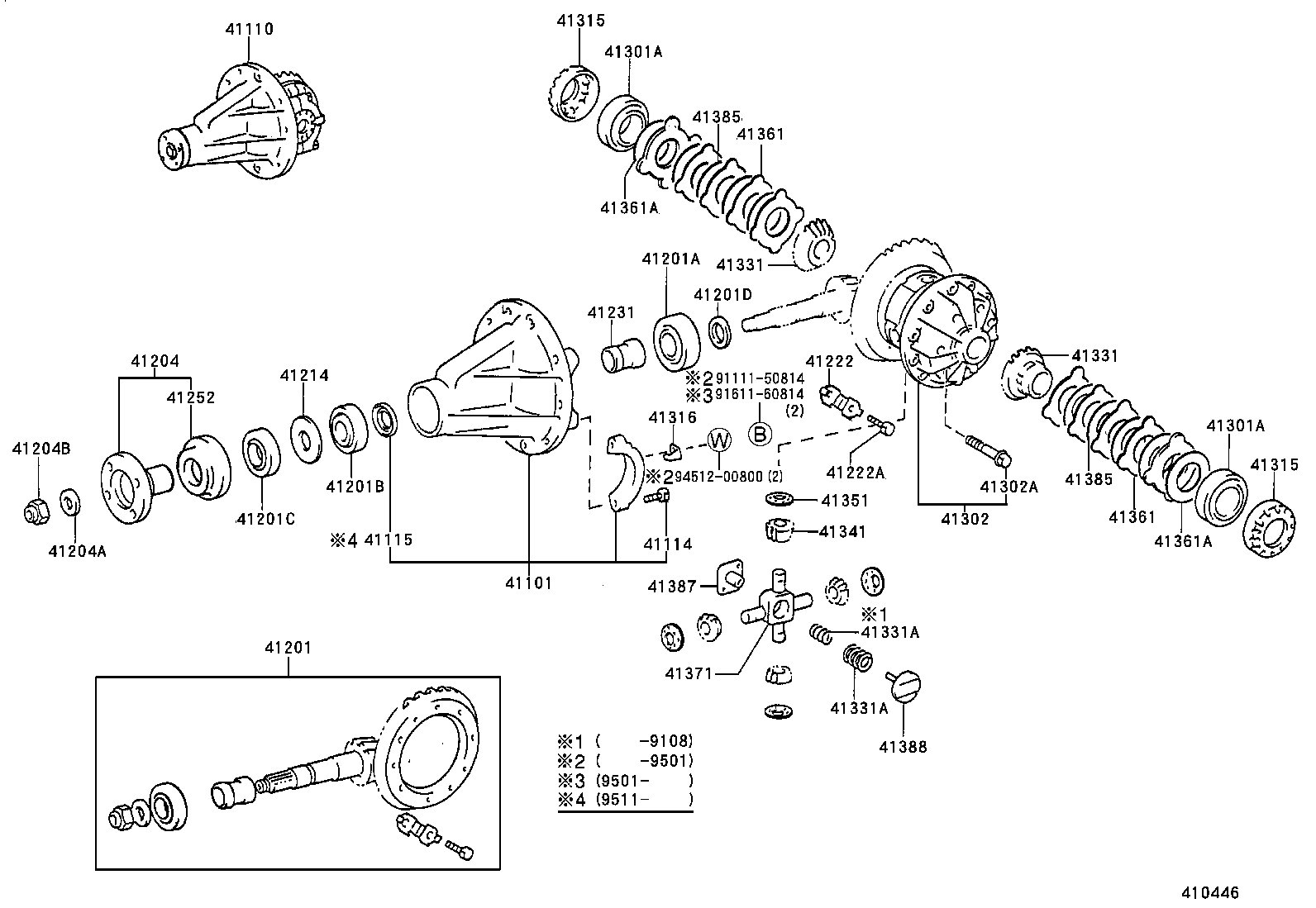 Rear Axle Housing Differential