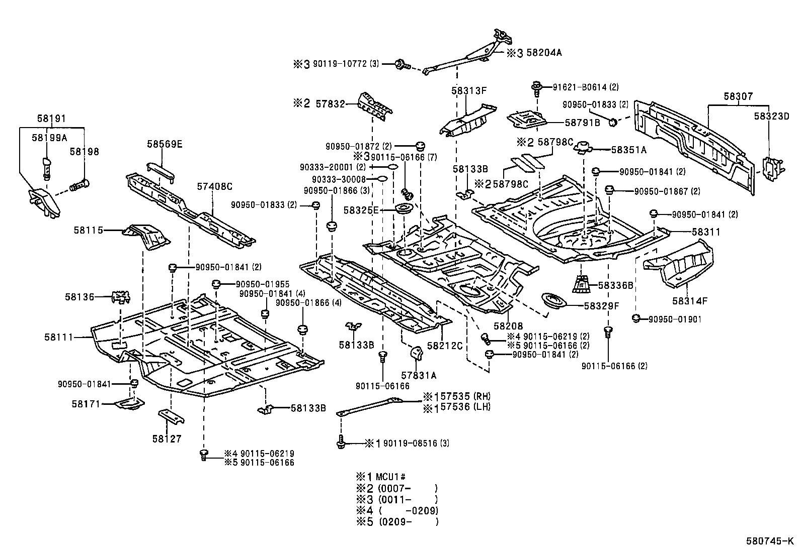 Floor Pan & Lower Back Panel