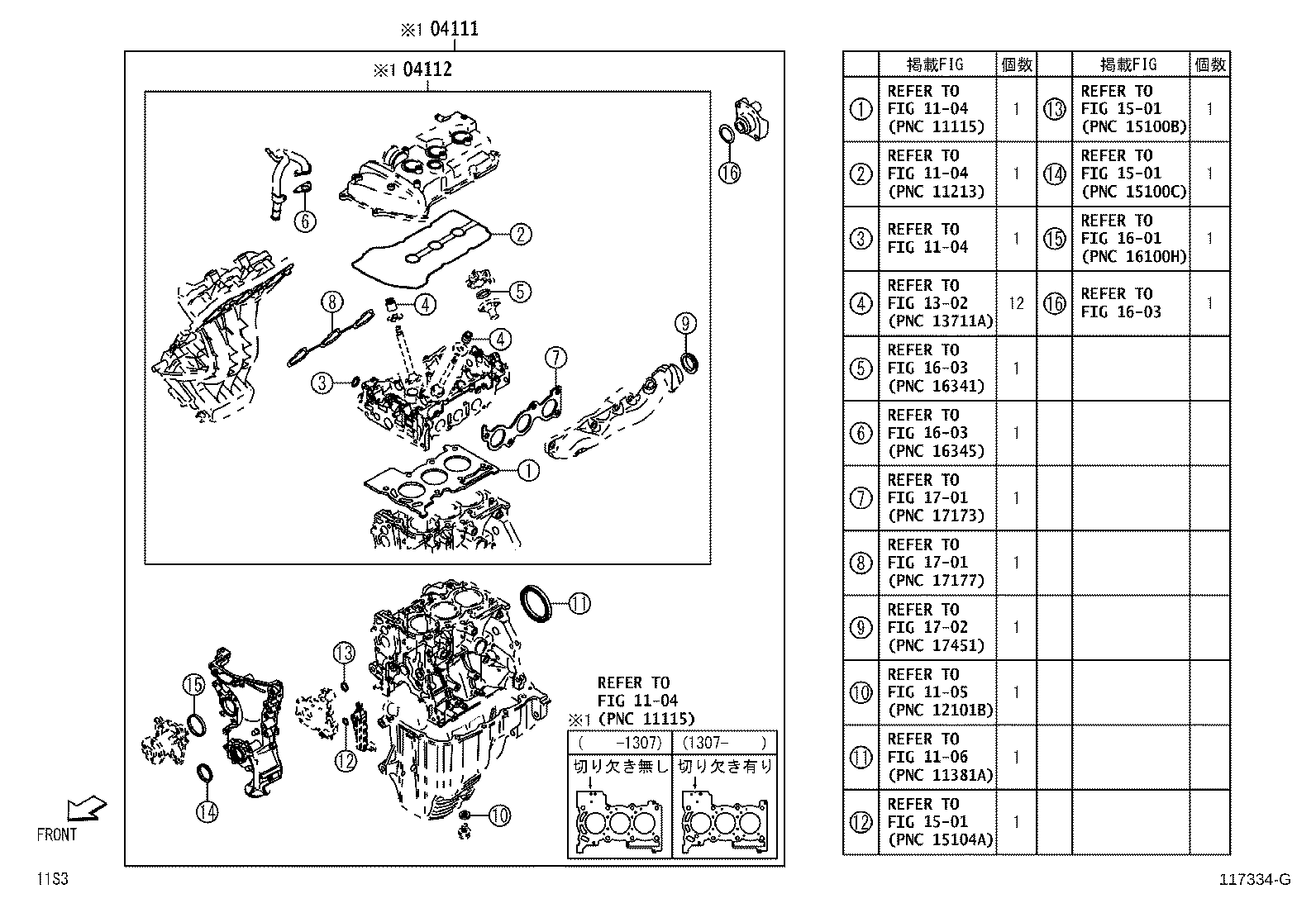 Engine Overhaul Gasket Kit