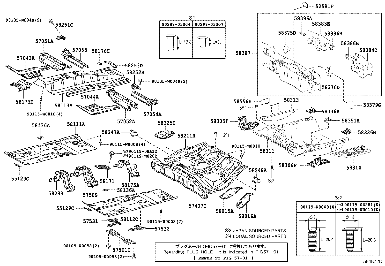 Floor Pan & Lower Back Panel