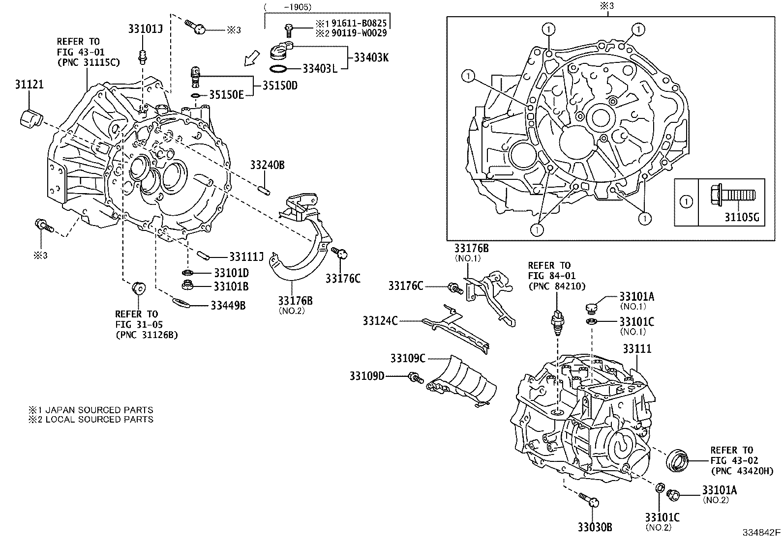 Clutch Housing + Transmission Case