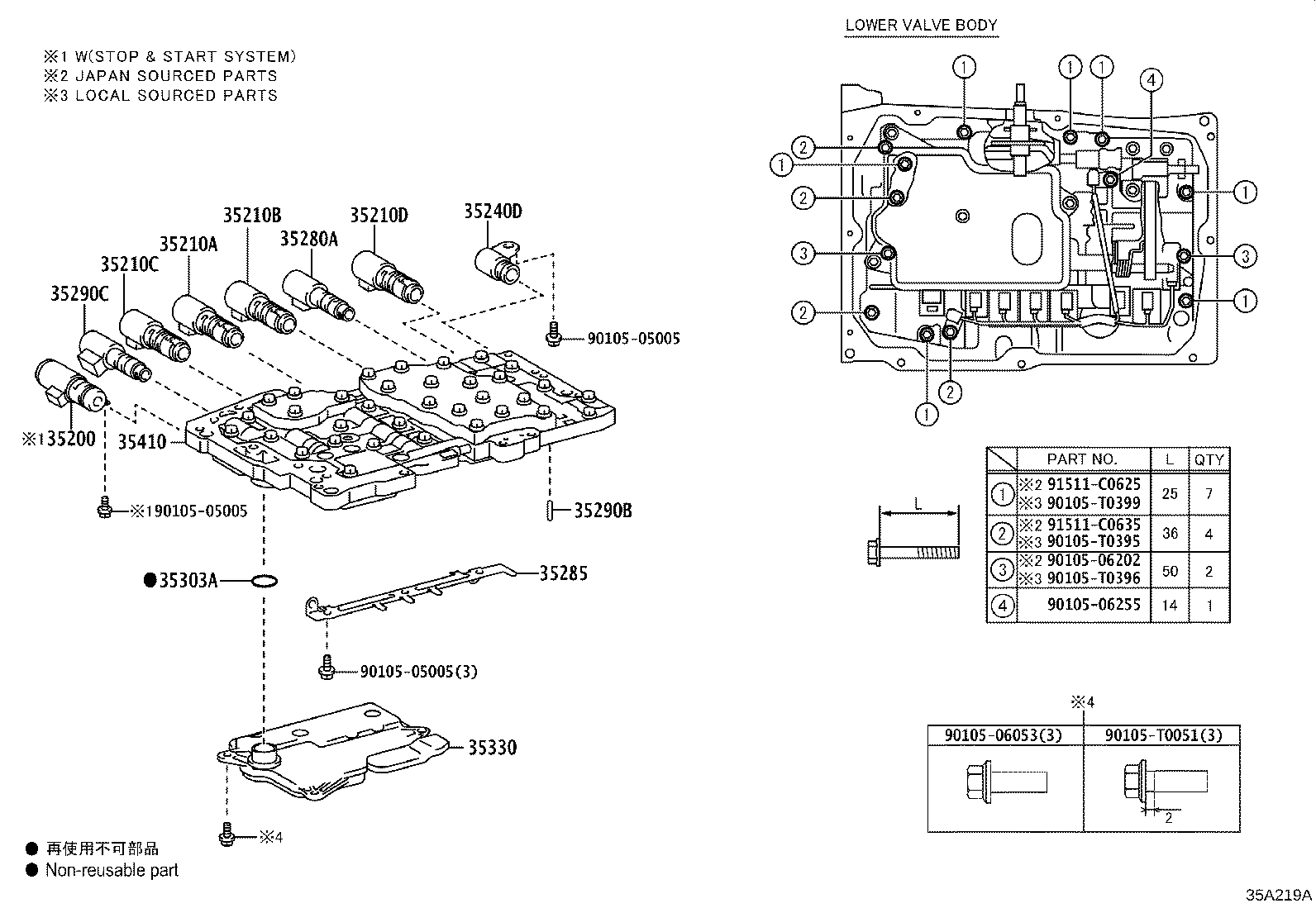 Valve Body Oil Strainer