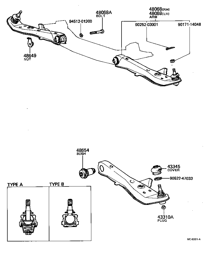 Front Axle Arm Steering Knuckle