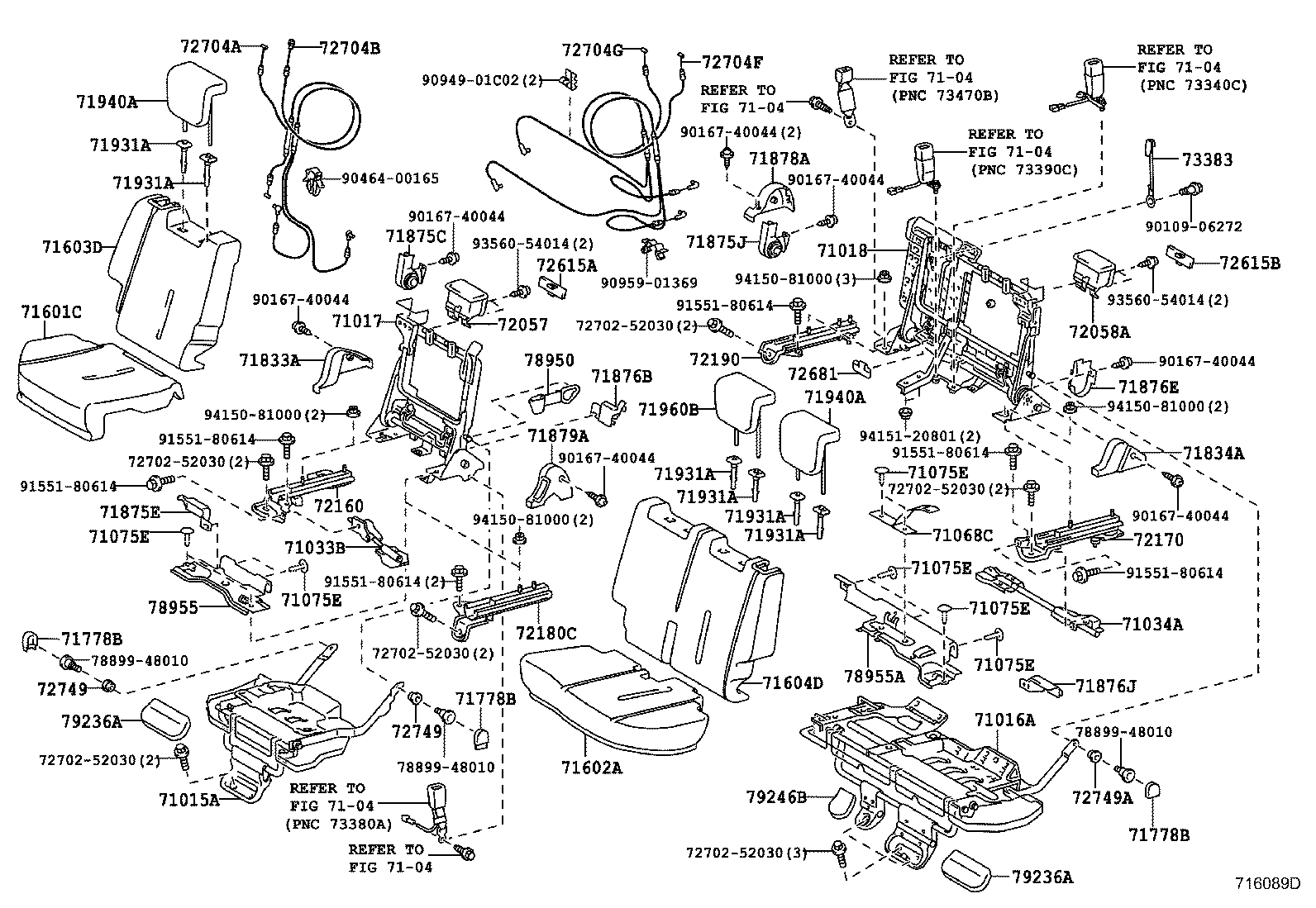 Rear Seat & Seat Track