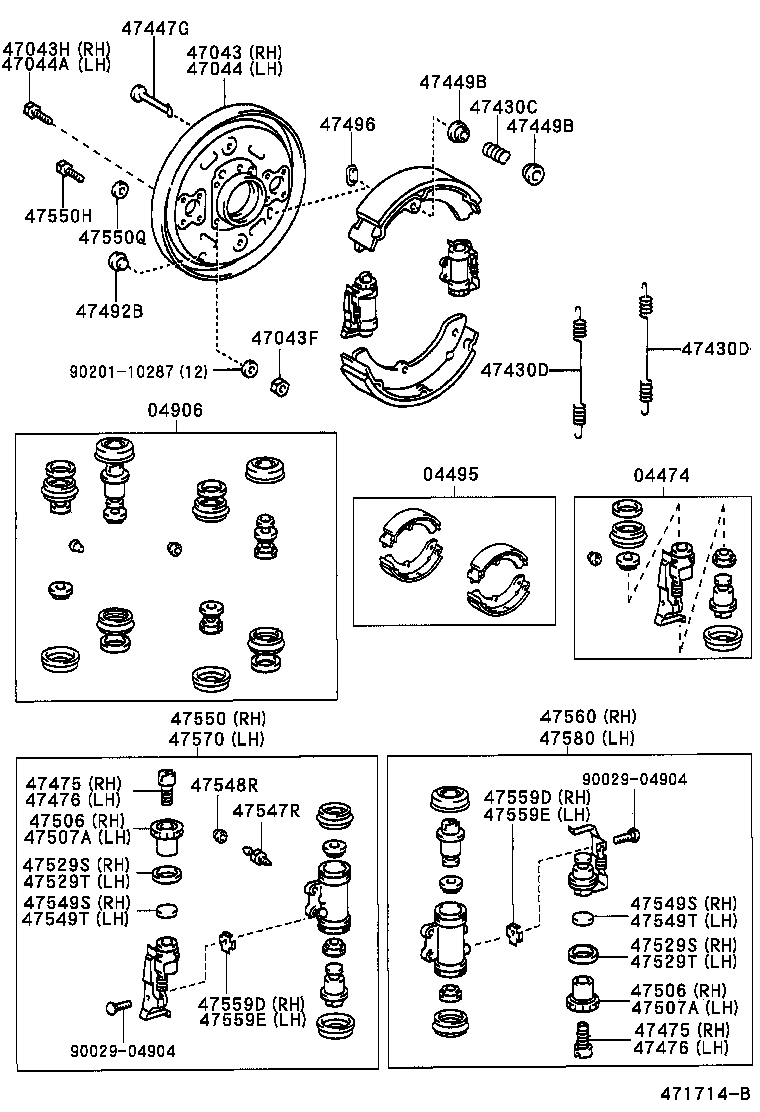 Placa de respaldo del cilindro de la rueda del freno de tambor trasero