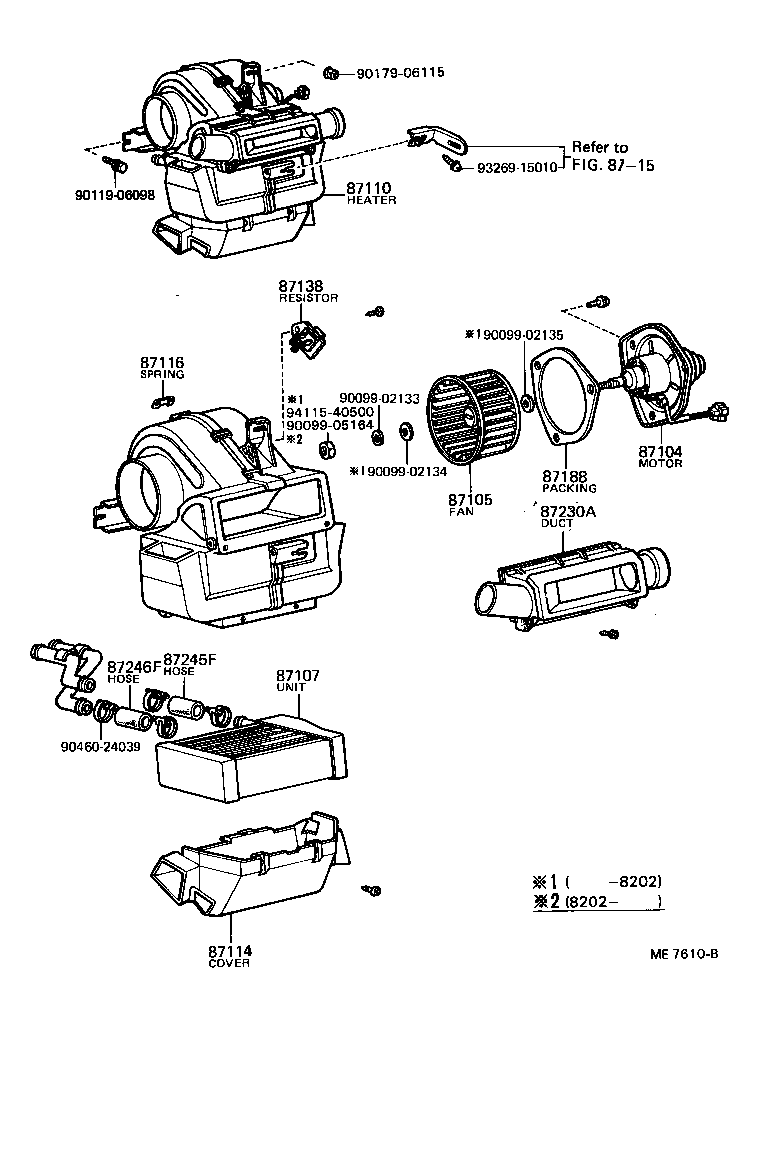 Heating Air Conditioning Heater Unit Blower