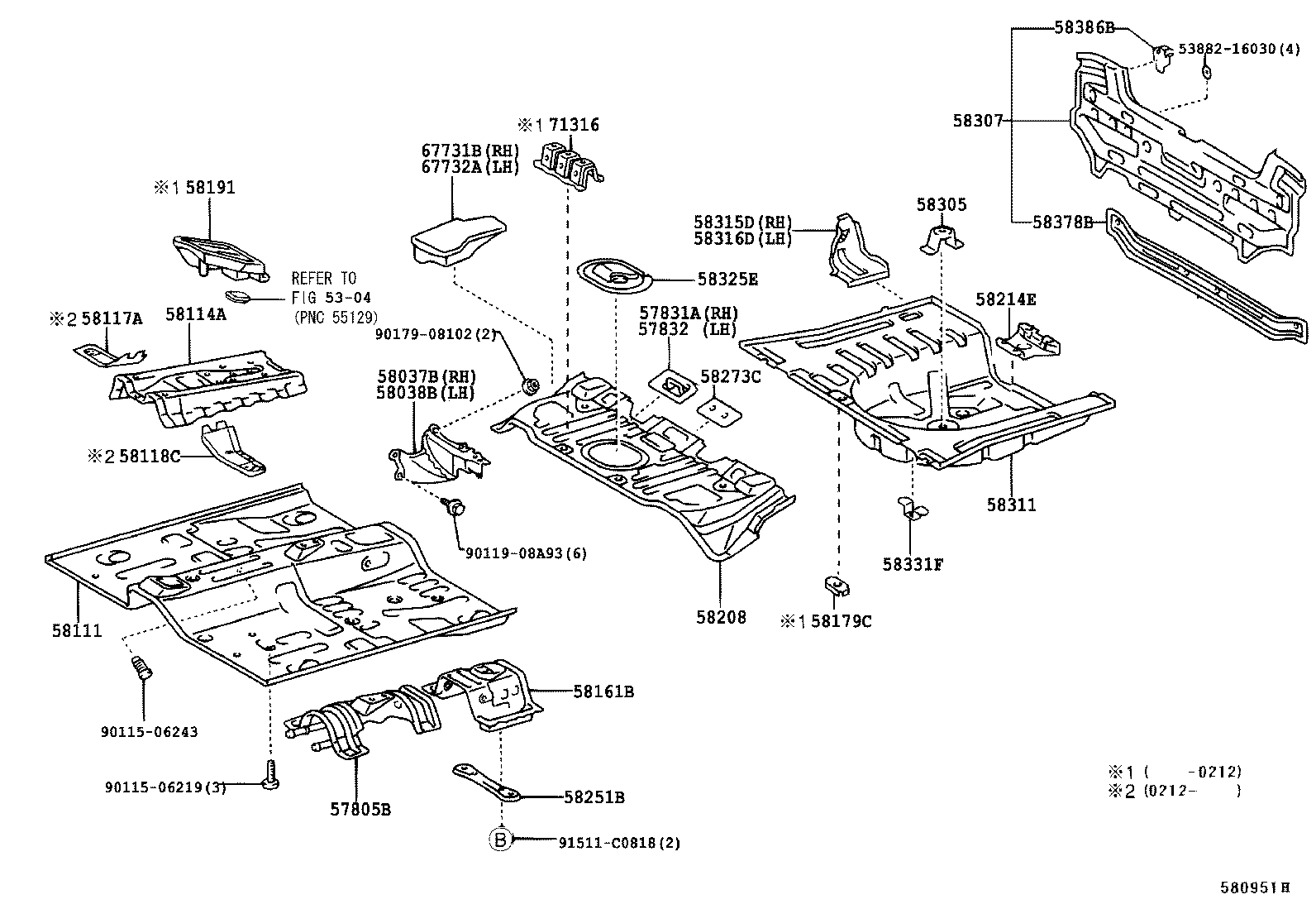 Floor Pan & Lower Back Panel