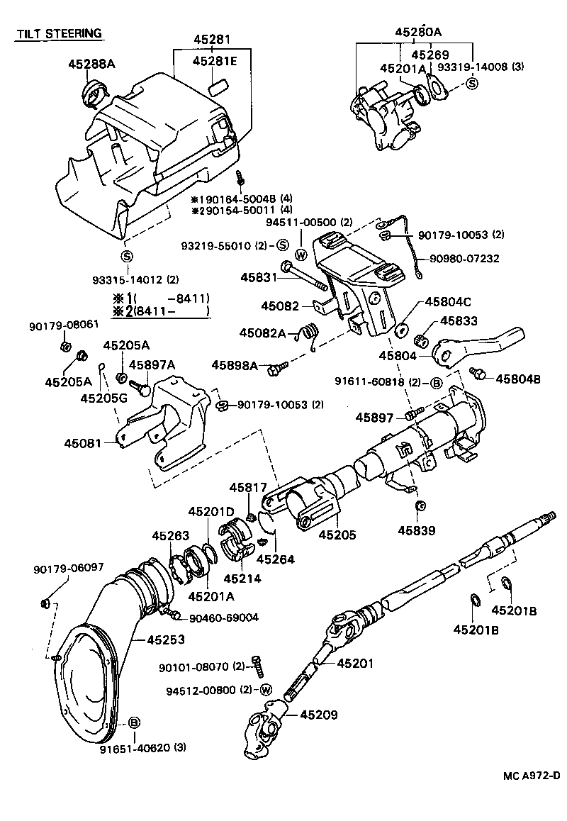 Steering Column & Shaft