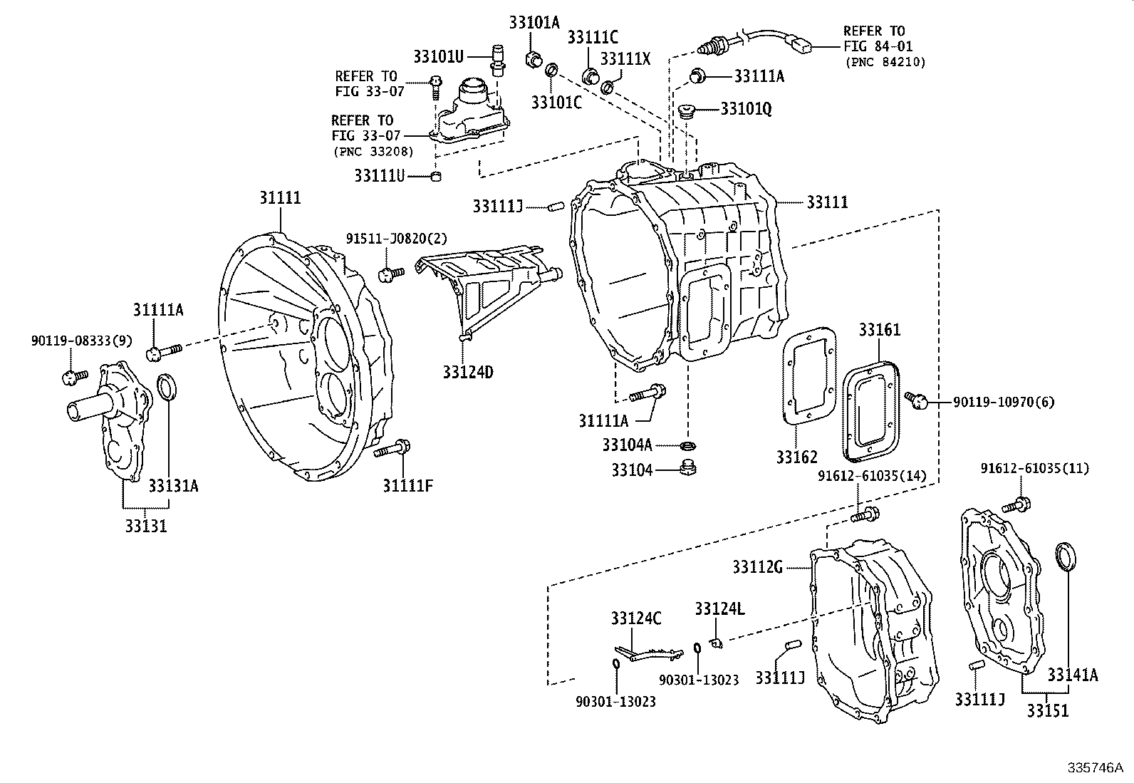 Clutch Housing + Transmission Case