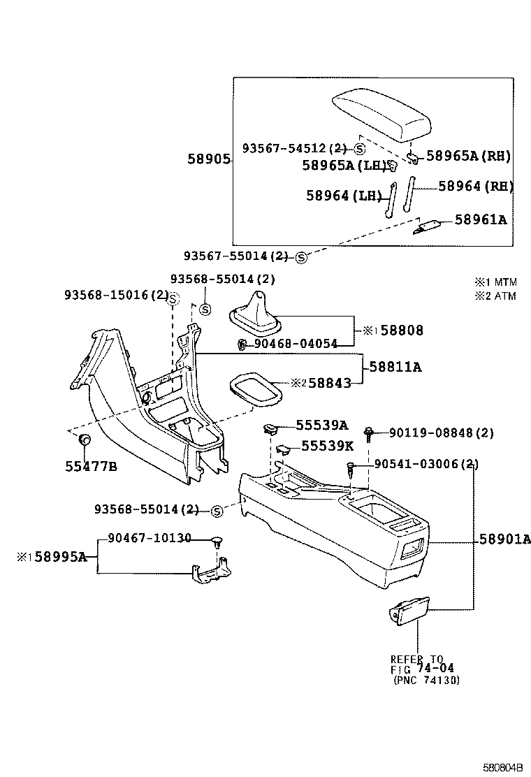 Console Box & Bracket