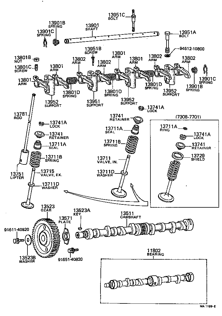 Camshaft & Valve