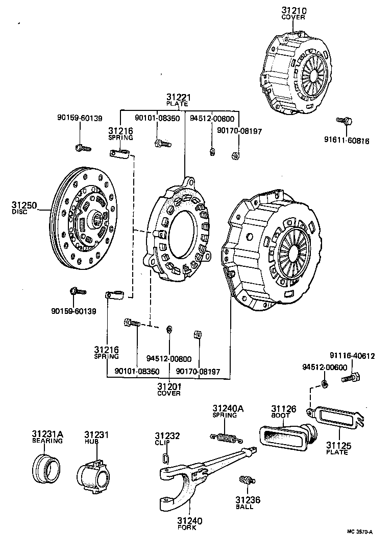 Clutch & Release Fork