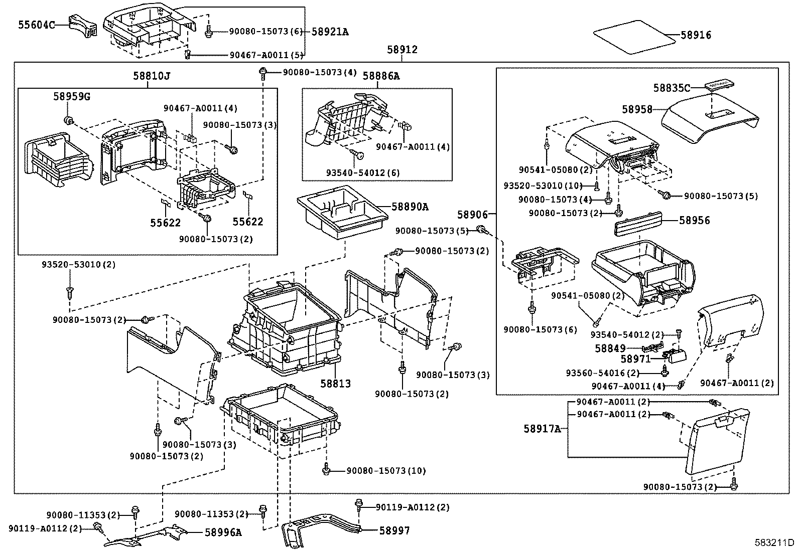 Console Box & Bracket