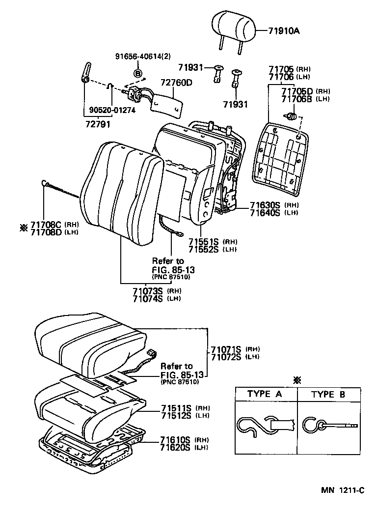 Front Seat & Seat Track