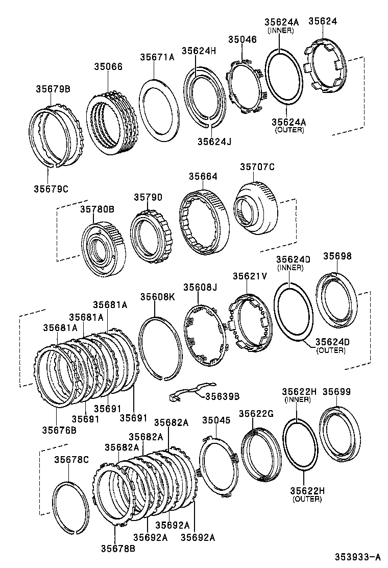 Center Support Planetary Sun Gear