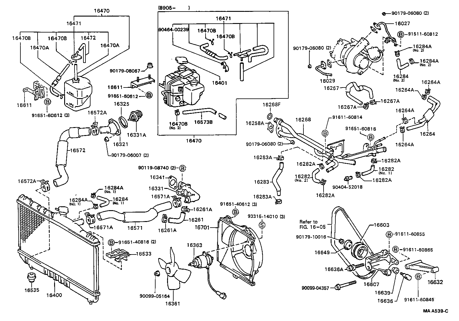 Radiator Water Outlet