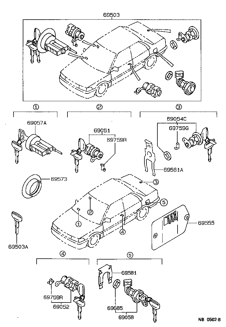 Lock Cylinder Set