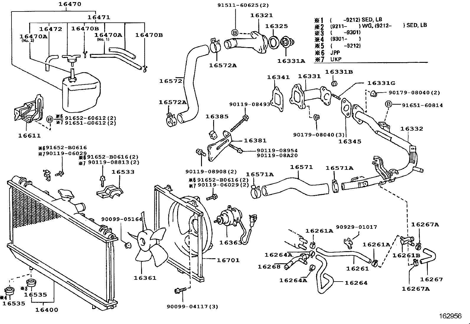 Radiator Water Outlet