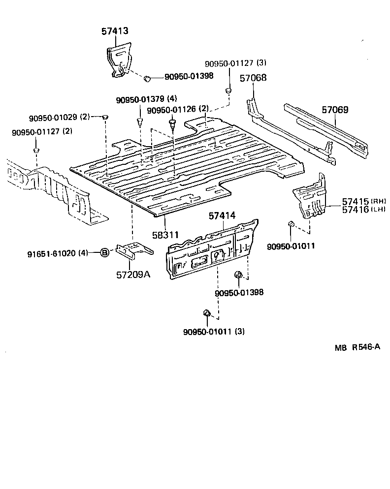 Rear Floor Panel