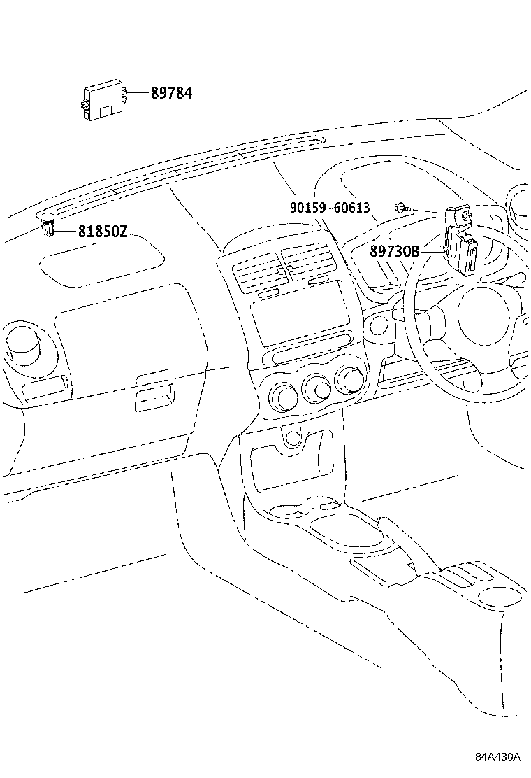 89784-52011 Computer, Immobiliser Code Toyota | YoshiParts