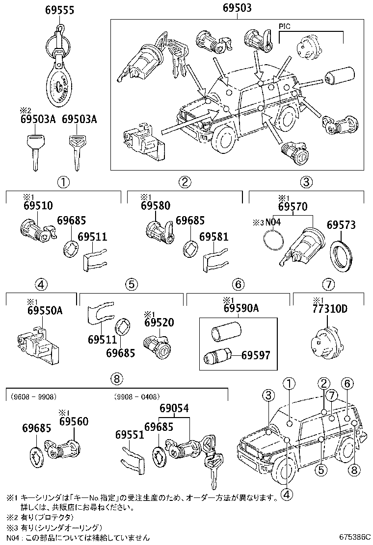 Lock Cylinder Set