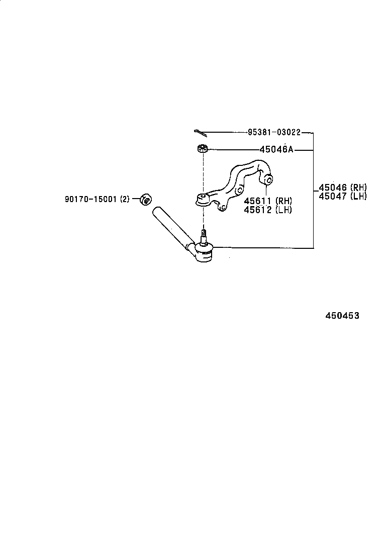 Enlace del mecanismo de dirección