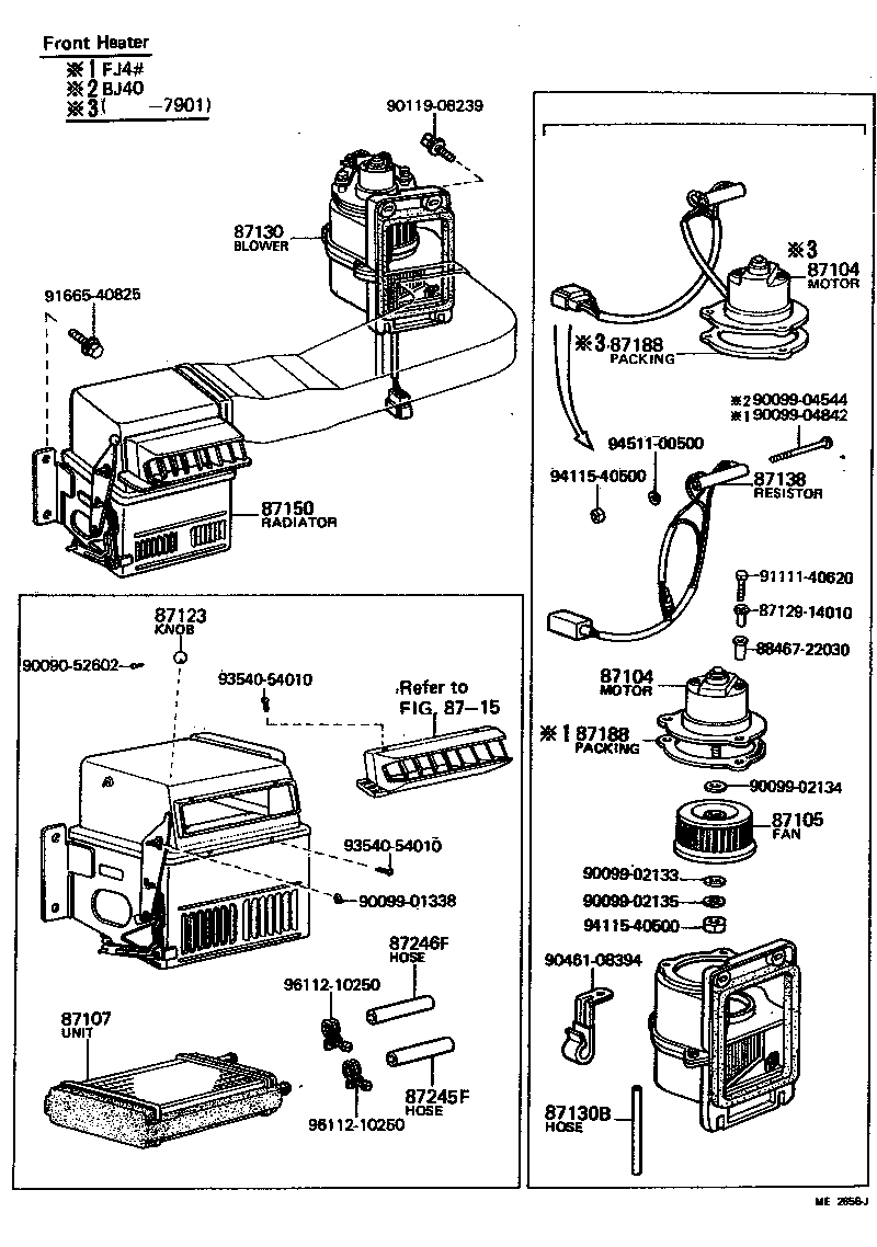 Heating Air Conditioning Heater Unit Blower